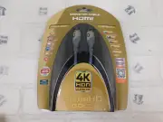 HDMI Monster Cable 4K HDR Ultra HD Gold Premium High Speed Ethernet 6 ft. 1.82m