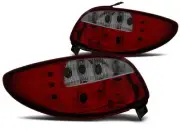 Pares ng Mga ilaw ng buntot for Peugeot 206 mula 1998->Red Smoke LTPE16WS XINO A