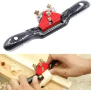 10'' Adjustable Spokeshave with Flat Base, Metal Blade Wood Working Hand Tool Pe
