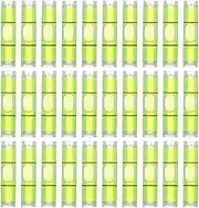 Hoement 50 Pack Small Bubble Levels Precision Horizontal Bubble Level for Framing Cylindrical Leveling Stylish and Functional Design