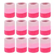 Wrist Sweatbands Sports Wrist Bands Sweat Cream White, Pink, Red Pack of 12