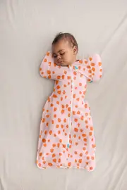 [Swaddle Up™ Transition Bag] Light Pink Jumbo Animal •Original Cotton