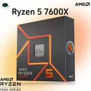 NEW AMD Ryzen 5 7600X R5 7600X 4.7 GHz 6-Core 12-Thread PCIE 5.0 105W CPU Proces