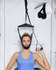 Cervical Neck Traction, Portable Home Neck Traction Device Neck Stretcher For Spinal Neck Pain Relief
