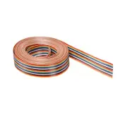 1Pack 24P IDC Wire Flat Ribbon Cable 16.4 Feet 1.27cmm Pitch Jumper Wires