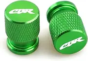 jininghaibo Compatible with CBR CBR650R 650 R CNC Aluminum Tyre Valve Cap Wheel Air Port Cover Motorcycle Accessories Hot Selling(CBR Green)