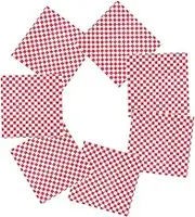 BIUDECO Sheets Sandwich Paper Greaseproof Burger Smasher Baking Paper Roll Checkered Red Food Basket for