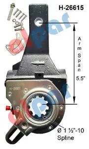 10 Spline 5.5" Automatic Slack Adjuster Replaces Haldex 40020215, 135.S1040