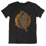 Men's Rugby Shirt - Rugby Astronaut Outer Space Spaceman T-Shirt