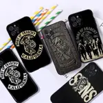 TV SONS OF ANARCHY 手機殼適用於 IPHONE 8 7 6 6S PLUS X SE 2020 XR