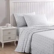 Tommy Bahama Kew Palm Sheet Set Pelican Grey
