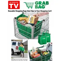 在飛比找蝦皮購物優惠-[超取]超好用 美國熱銷 GRAB BAG 綠色環保袋超市購