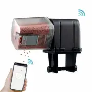 Automatic Aquarium Food Feeder Remote Control WIFI Wireless Auto Timer Fish Feed