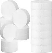 HOODANCOS 24 Pack Round Foam Circles Craft Foam Shapes for DIY Projects Cake Decorating Models