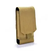 Outdoor Tactical Waist Storage Bag Case Cover Pouch For Smartphone Less Than 6 Inch KHAKI COLOR
