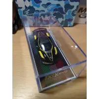 在飛比找蝦皮購物優惠-1/64 AMA64 FERRARI FXXK EVO 黑黃