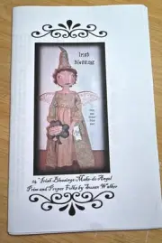 Prim and Proper Folks by Susan Walker-Irish Blessing Art Doll 24”; Uncut/Unused