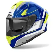 Spark 2 Chrono Blue Yellow Gloss Full Face Helmet