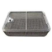 Stainless steel sterilization tray case box 34257cm instrument tool storage tray