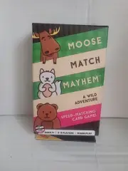 New! 'Moose Match Mayhem' card game. Speed-Matching by 'Taco Cat' guys.