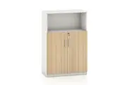 Storage Cupboard Organizer Open Shelf Lockable Cabinet 1.2m Medium Height