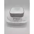 New! Corelle Splendor 8 Dinner Plates 8 Cereal Bowls 16Pc Set