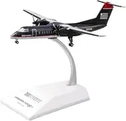Pre-Built Model Aircraft 12CM Accurate Scale Model Airplane Replica 1/200 for US Airways Bombardier Q300 N337EN Metal Civilian Aircraft Miniature Airplane Model