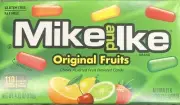 2 X Two Mike and Ike Original Fruits Flavors Candy Theater Boxes 9.5 Oz