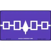 Iroquois Confederacy Tribe Novelty Metal Magnet M-1876
