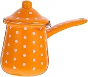 IMIKEYA Multi Function Enamel Coffee Kettle Retro Turkish Coffee Pot for Hot Cold Drinks Practical Design for Electric Stoves
