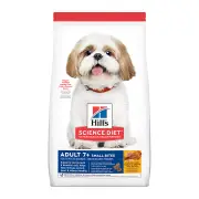 Hill's Science Diet Adult 7+ Small Bites Chicken Meal, Barley & Rice Recipe Dry Dog Food 2 Kg