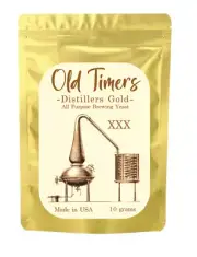 Distillers Yeast - Old Timers Gold - Fermentation Moonshine (20g = 20gal) USA