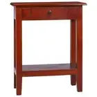 vidaXL Console Table Classical Brown 60x30x75 cm Solid Mahogany Wood HEE