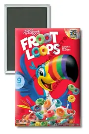 Kellogg's Froot Loops Cereal 2024 2" x 3" Refrigerator Magnet