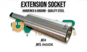 Extension Socket 4MT outside 5 MT inside Drill Sleeve hardened and ground