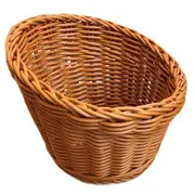 Woven Fruit Basket Easter Decoration Egg Basket Miniature Baskets for Crafts Storage Easter Party Supplies