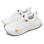 【NIKE 耐吉】慢跑鞋 WMNS REACTX INFINITY RUN 4 女鞋 白 橘 綠 緩震 針織 運動鞋(HF5730-191)