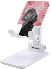 BWQMNT Cell Phone Stand for Desk Portable Phone Holder Adjustable Foldable Poodles Dogs Cellphone Stand Compatible with All Phones