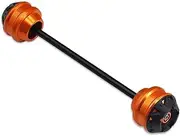 for YA&MAHA T-MAX500 T-MAX530 T-MAX530 DX/SX Motorcycle Rear Crash Sliders Wheel Protector Axle Protectors(Orange)