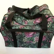 Distinctive Small Floral Pattern Premium Tote Bag for 3/4 Sewing Machines