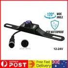 Car 6 IR LED Night Vision Rear View Backup License Number Plate Reverse Camera