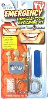 Instant Smile Emergency Temporary Tooth Replacement Kit -Dark
