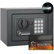 Steel Money Safe Box for Home with Fireproof Money Bag for Cash Safe Hidden S...