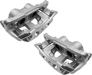 GAIASURGE Front Left and Right Calipers assembly with Bracket 18-B5173 & 18-B5172 compatible with 2011-2018 Ram2500