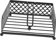 CAXUSD Simple Design Napkin Holder Metal Holder Kitchen Napkin Rack Dinner Table Decor