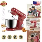 Empire Red Tilt-Head Electric Mixer, 10 Speed with 6.5 QT Stainless Steel Bowl