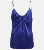 [Stella McCartney] Stella McCartney Cutout top AU 6 blue