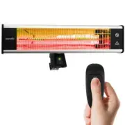 SereneLife SLOHT28 Infrared Outdoor Electric Space Heater - 1500W Fast Heating