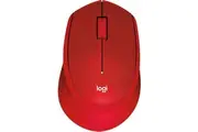 Logitech M331 Silent Plus Mouse Red