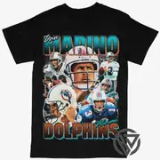 Dan Marino Tee Shirt Miami Dolphins NFL Football T-shirt